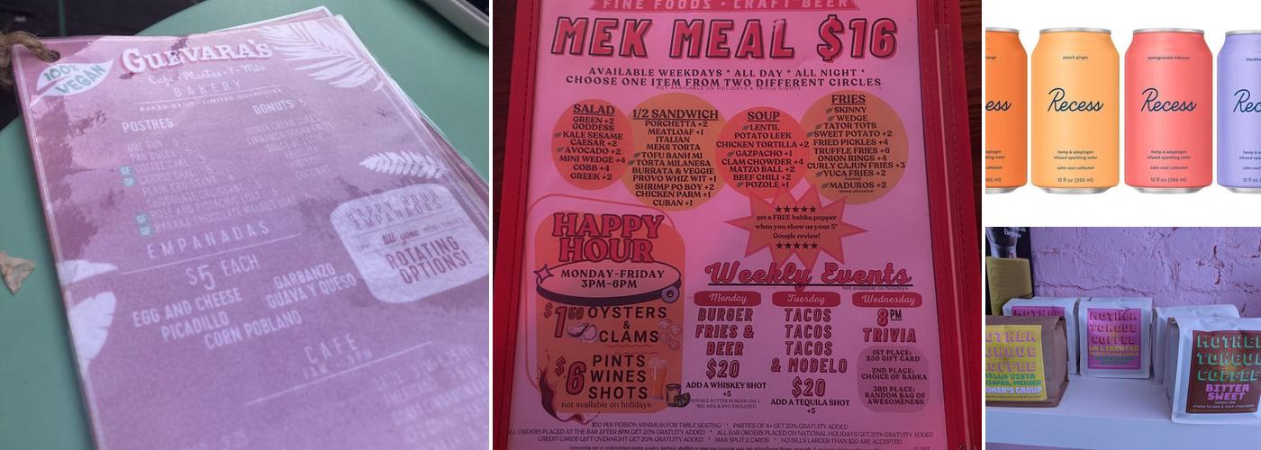 Guevara's Menu
