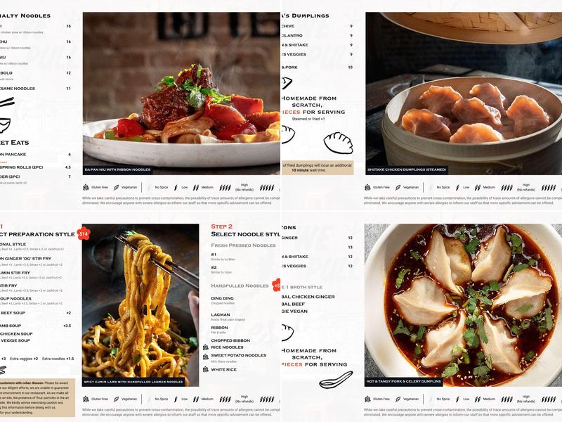 The Handpulled Noodle | Central Harlem Menu