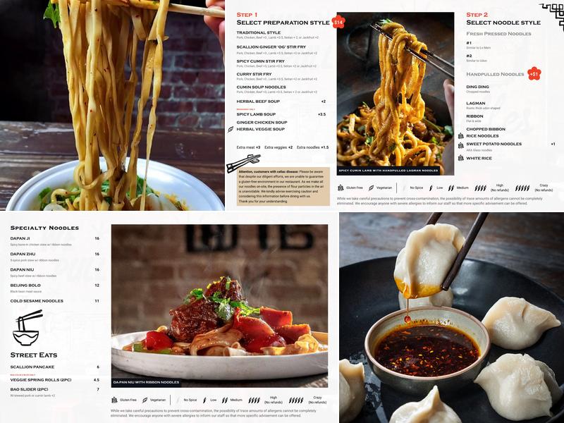 The Handpulled Noodle | Central Harlem Menu