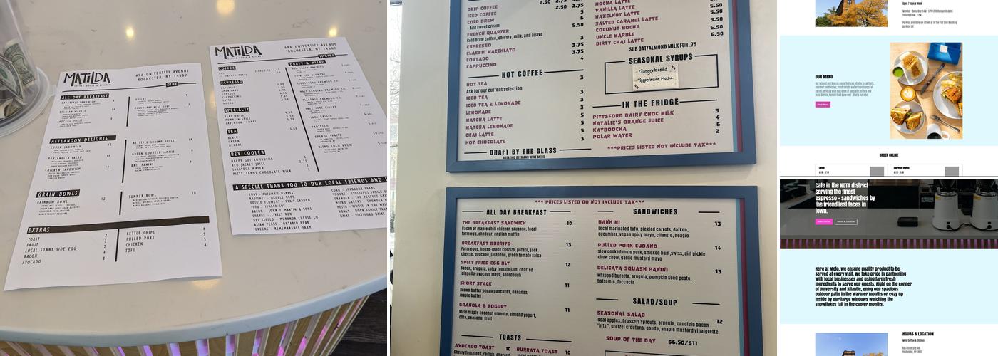 Melo Coffee & Kitchen Menu