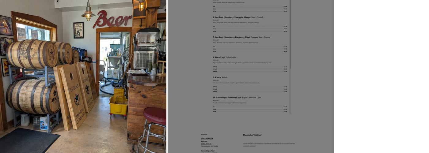 Frequentem Brewing Co. Menu