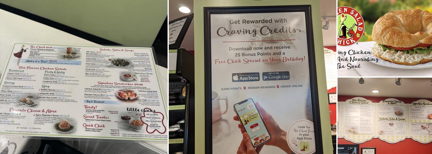 Chicken Salad Chick Menu