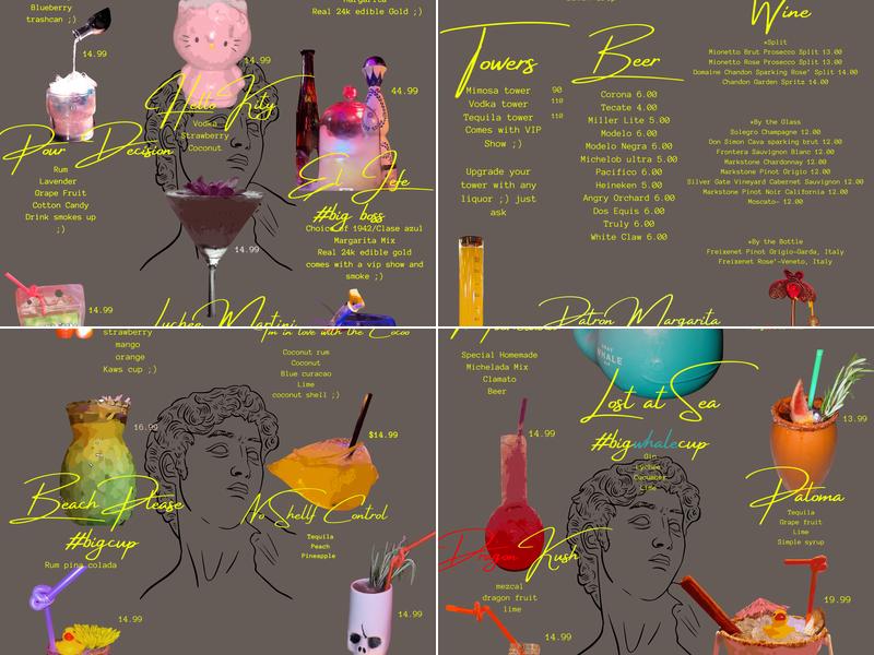 Wonderland Kitchen & Cocktails Menu