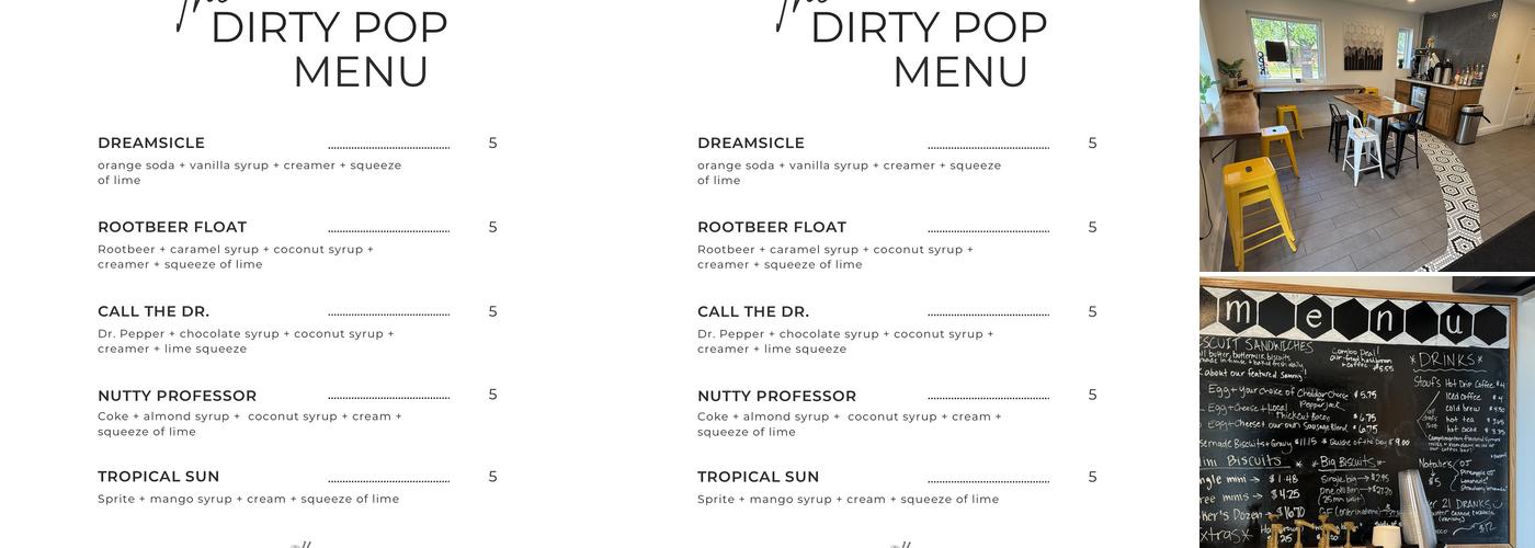 Basic Biscuits, Kindness, Coffee Menu