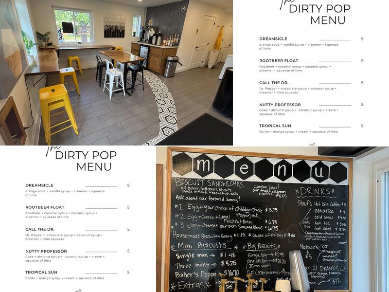 Basic Biscuits, Kindness, Coffee Menu