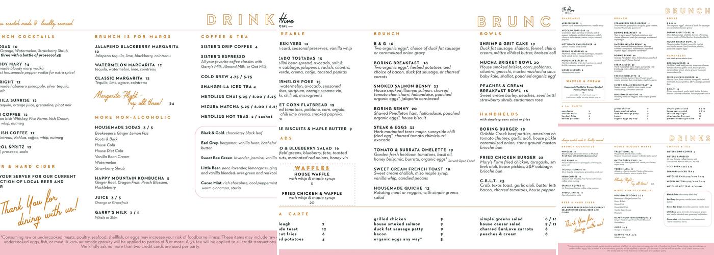 The Hive Social Menu