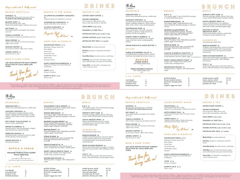 The Hive Social Menu