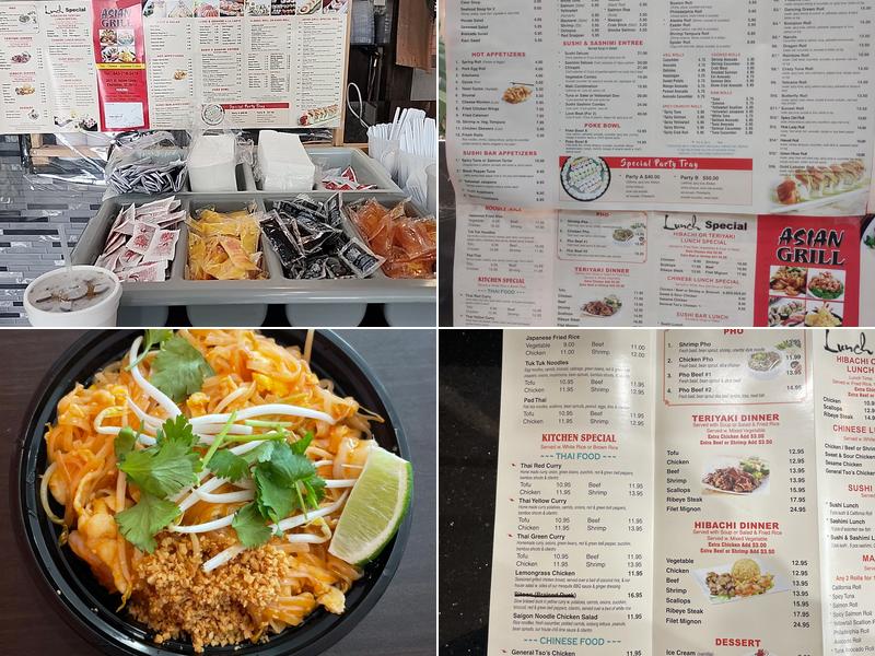 Asian Grill Menu