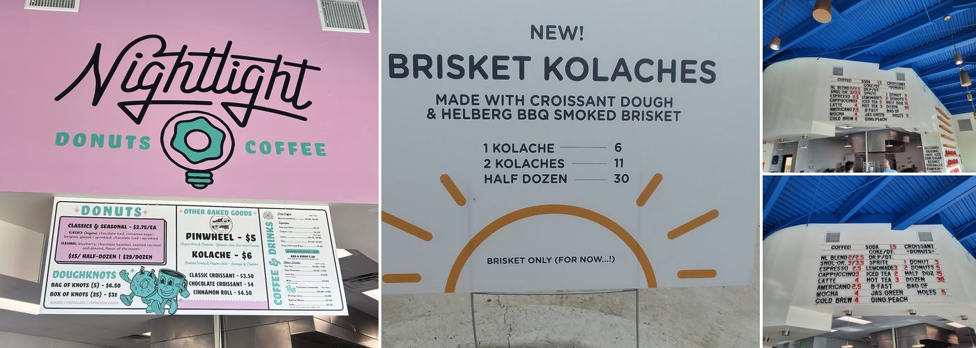 Nightlight Donuts & Coffee Menu