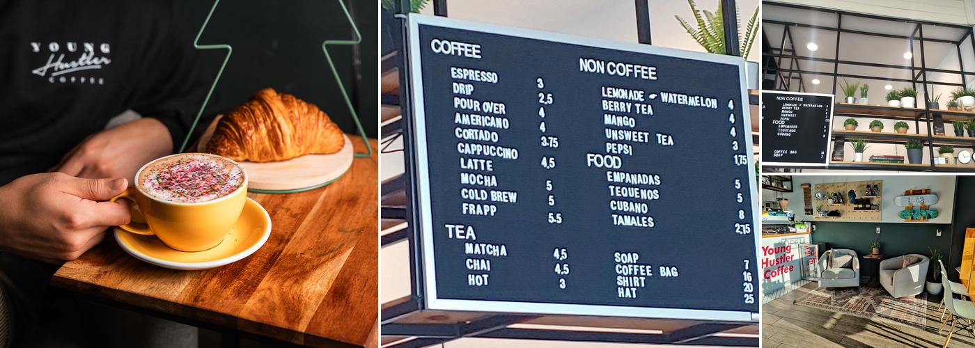 Young Hustler Coffee Menu