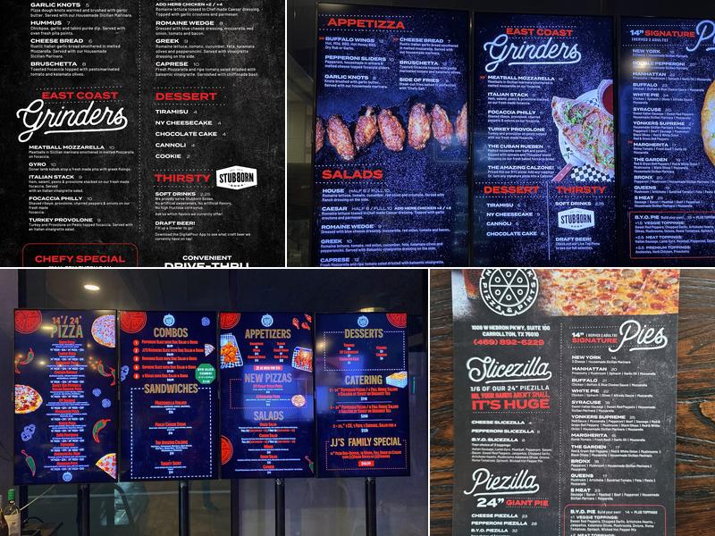 New York Pizza & Pints Menu