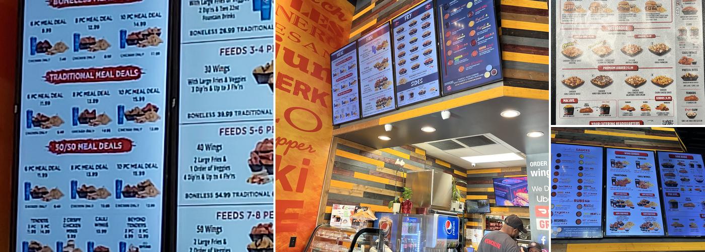 Wing Snob Menu