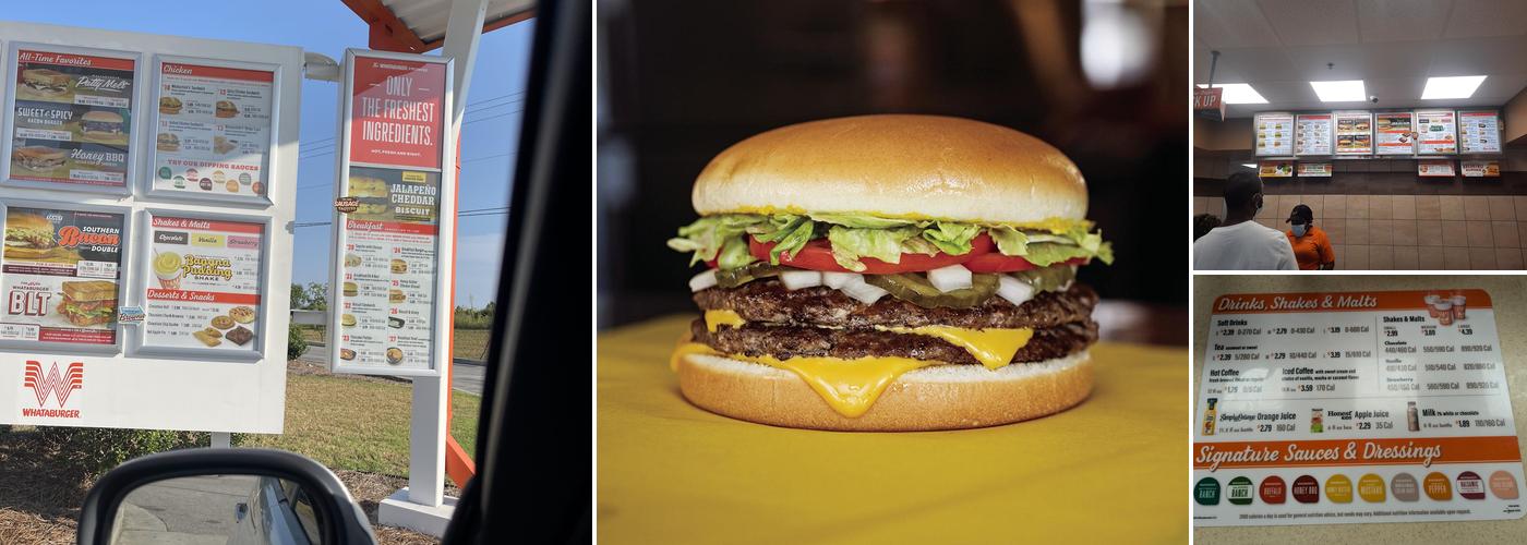 Whataburger Menu