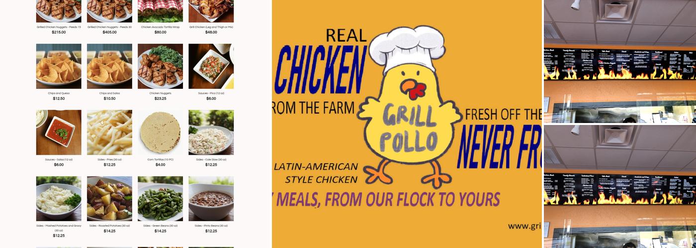 Grill Pollo Menu