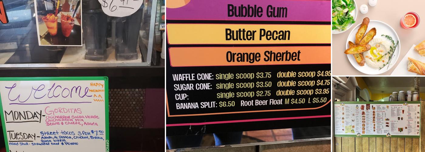 Mountain Cravings Menu