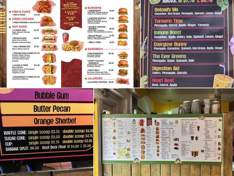 Mountain Cravings Menu