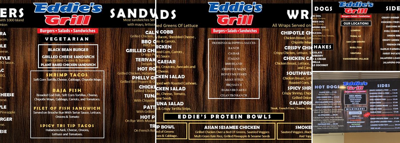Eddie's Grill Buellton Menu