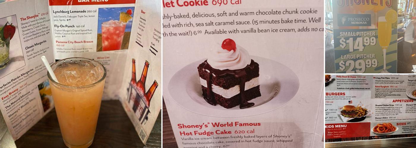 Shoney's Old Town Menu