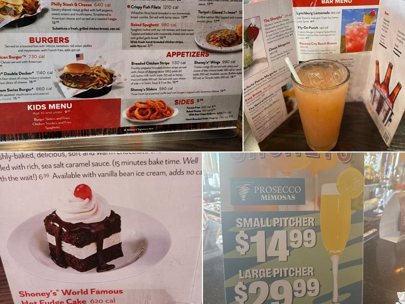 Shoney's Old Town Menu