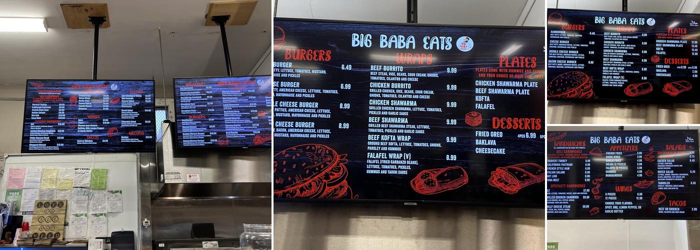 Big Baba Eats Menu