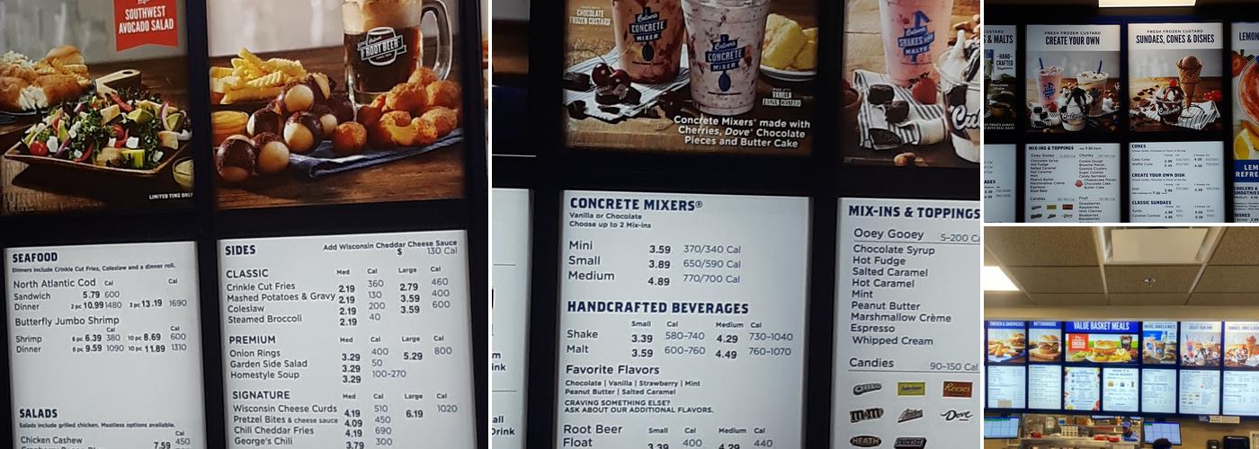 Culver’s Menu