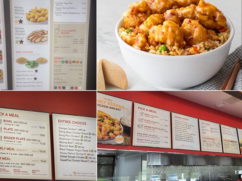 Panda Express Menu