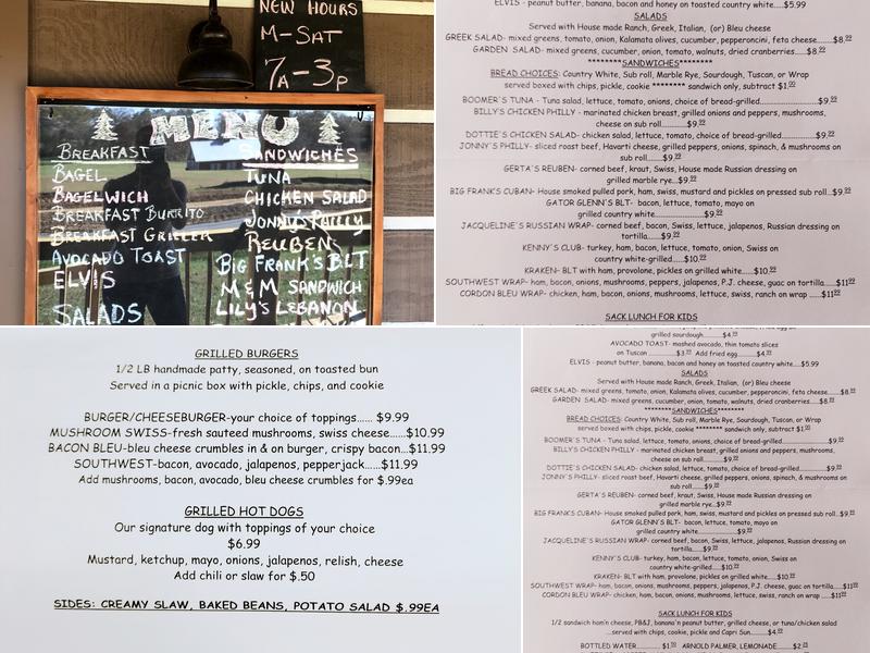 Pic-A-Nick Basket Deli Menu