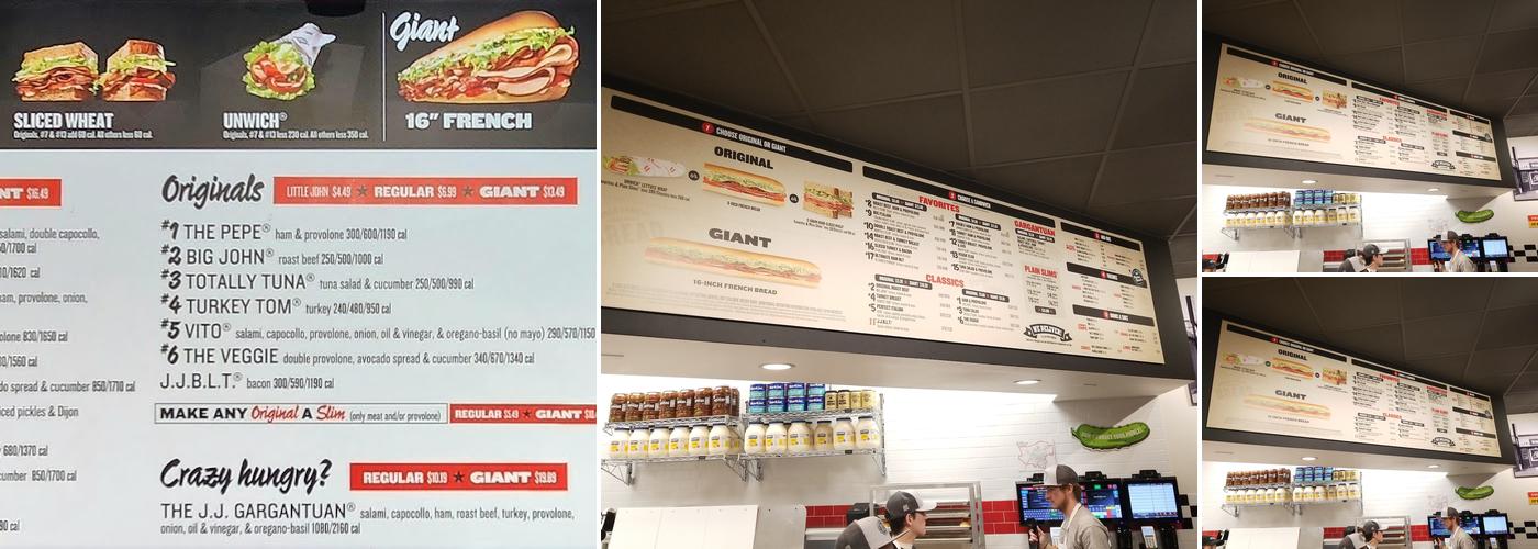 Jimmy John's Menu