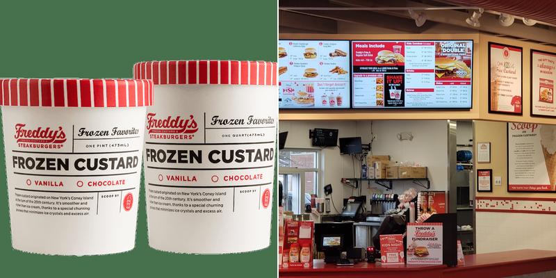 Freddy's Frozen Custard & Steakburgers Menu