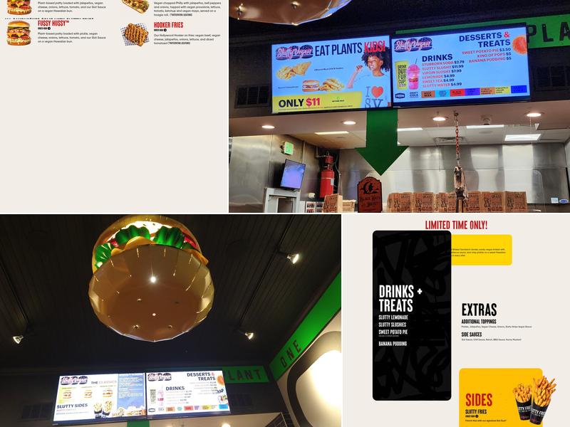 SluttyVegan Jonesboro Menu