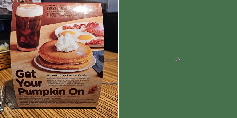 IHOP Menu