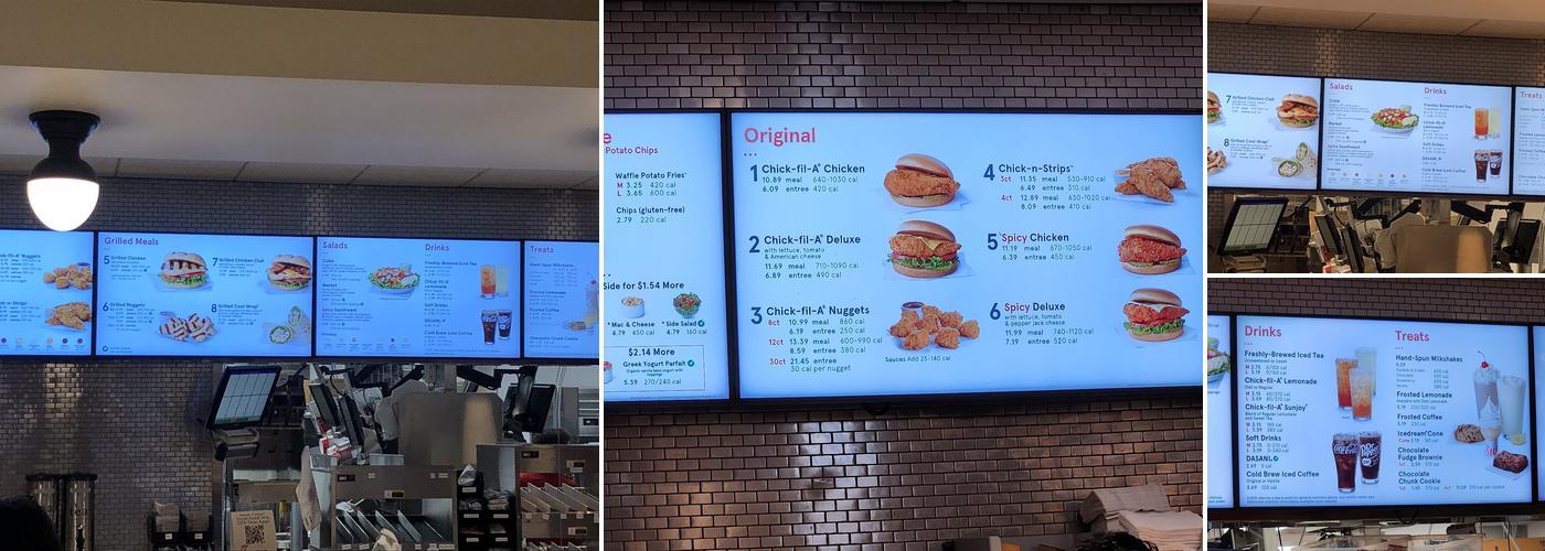 Chick-fil-A Menu