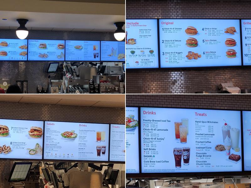 Chick-fil-A Menu