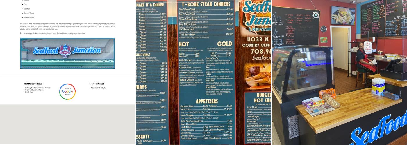 Seafood Junction Menu