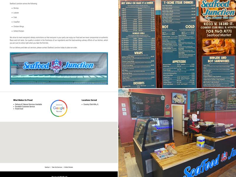 Seafood Junction Menu