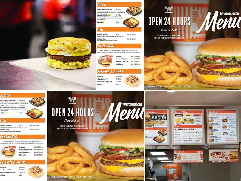 Whataburger Menu