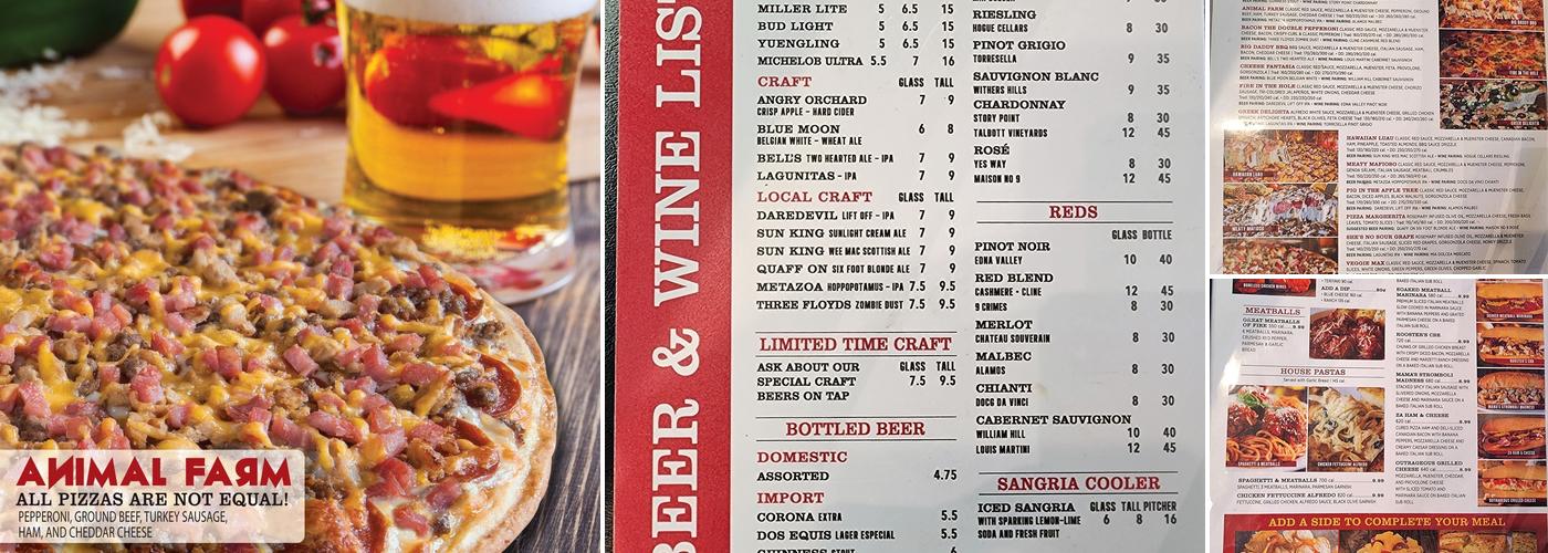 Noble Roman's Craft Pizza & Pub Menu