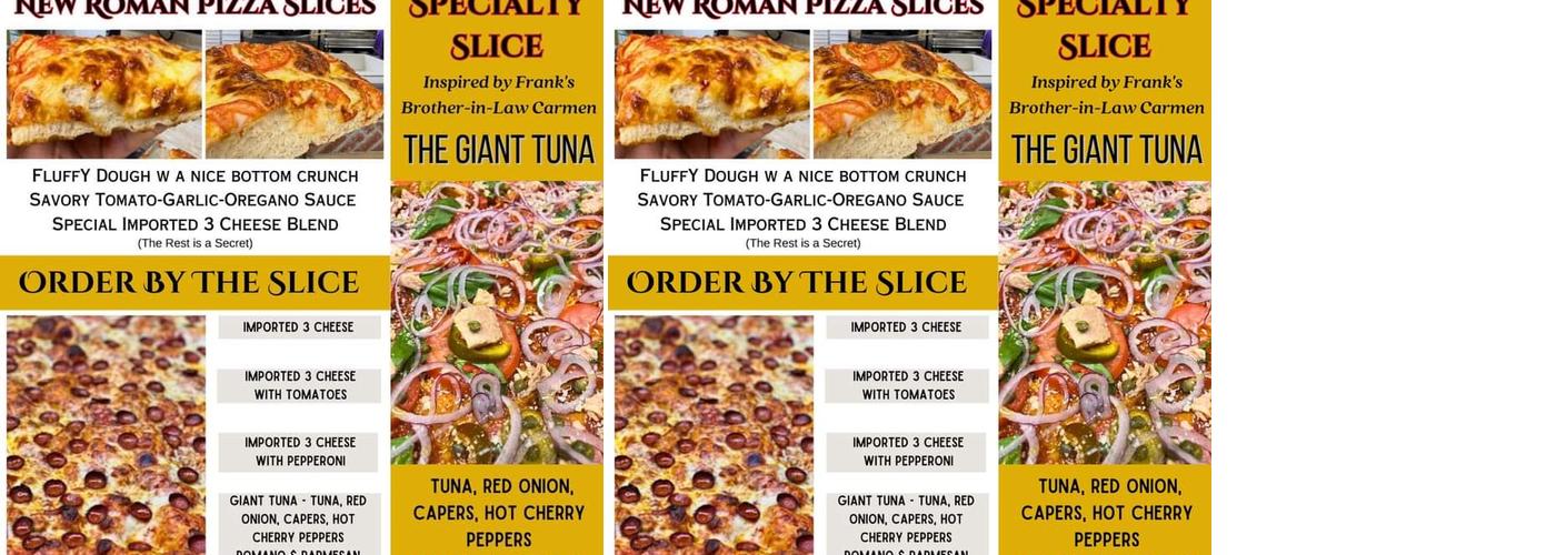 Frankie Slice Menu