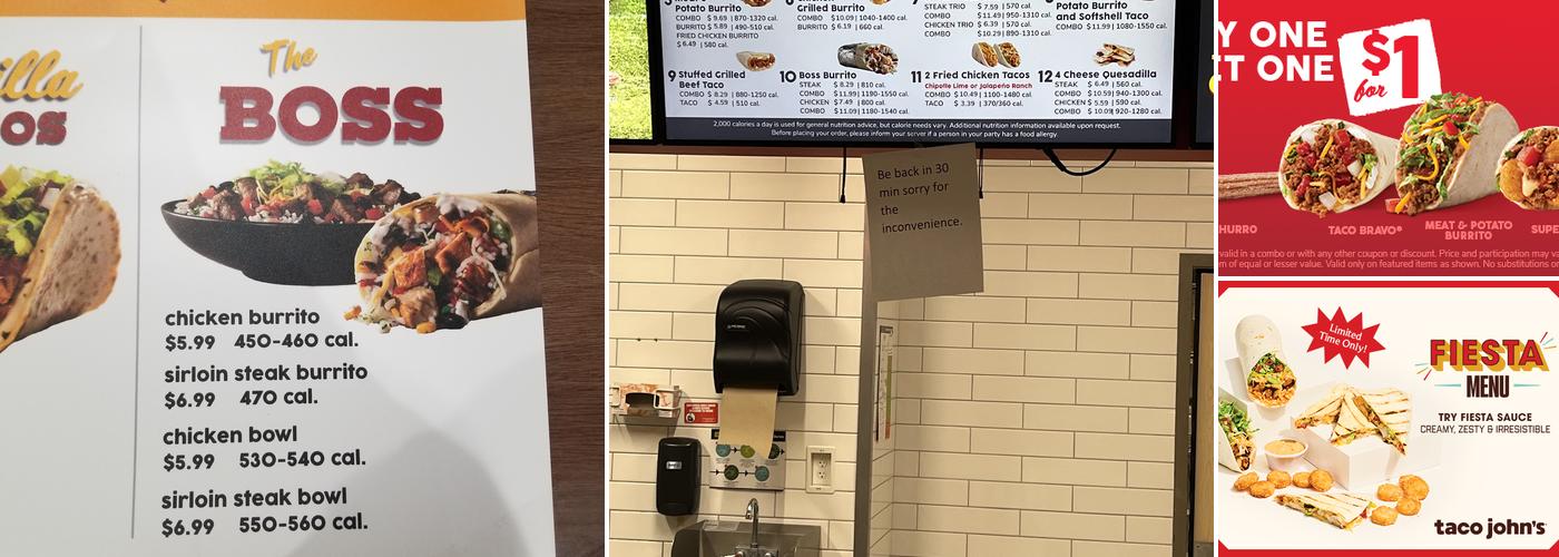 Taco John's Menu