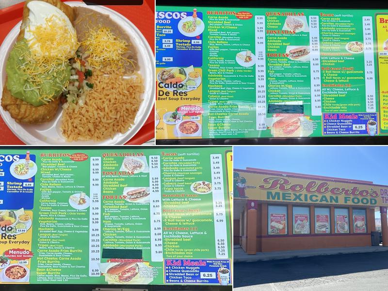 Rolbertos Menu