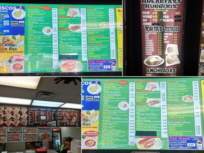 Rolbertos Menu