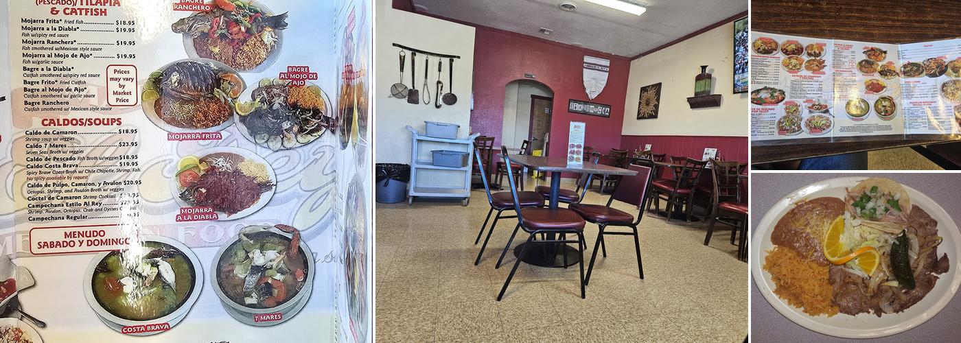 Mariscos El Rey Menu