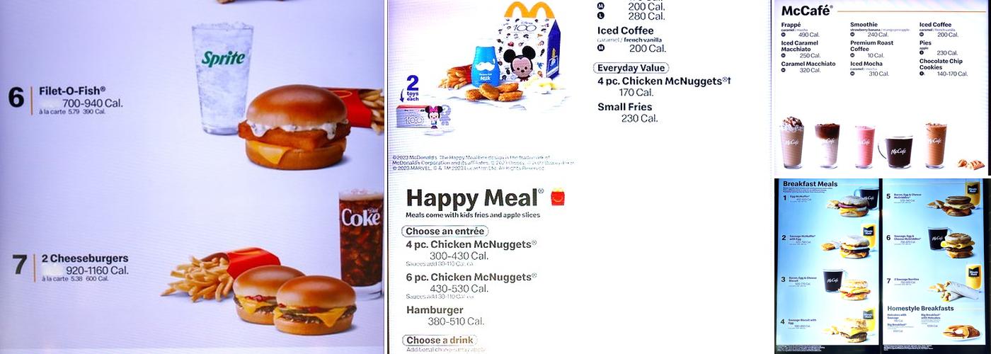McDonald's Winnemucca Menu
