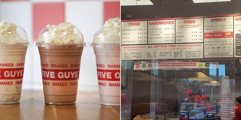 Five Guys Menu