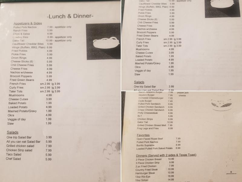 Kapp's Country Kitchen LLC Menu