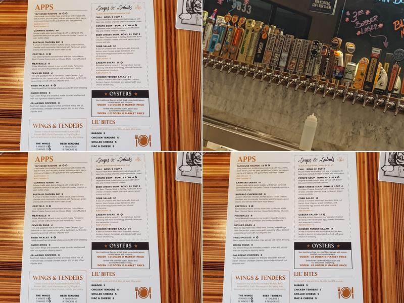 The Elm Taphouse & Kitchen Menu