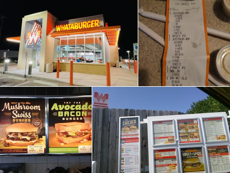 Whataburger Menu