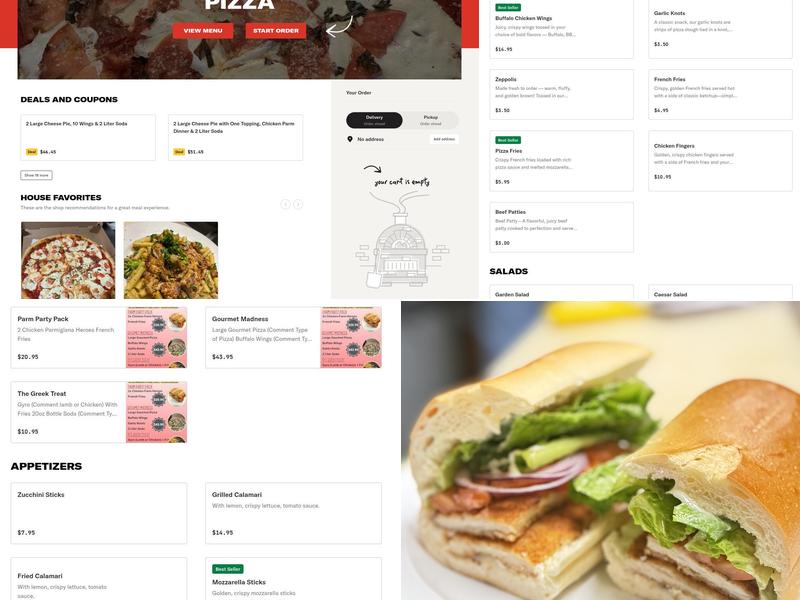 Rrapi's of Arthur ave pizza Menu