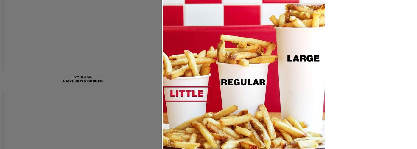 Five Guys Menu