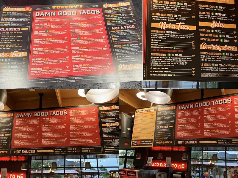 Torchy's Tacos Menu